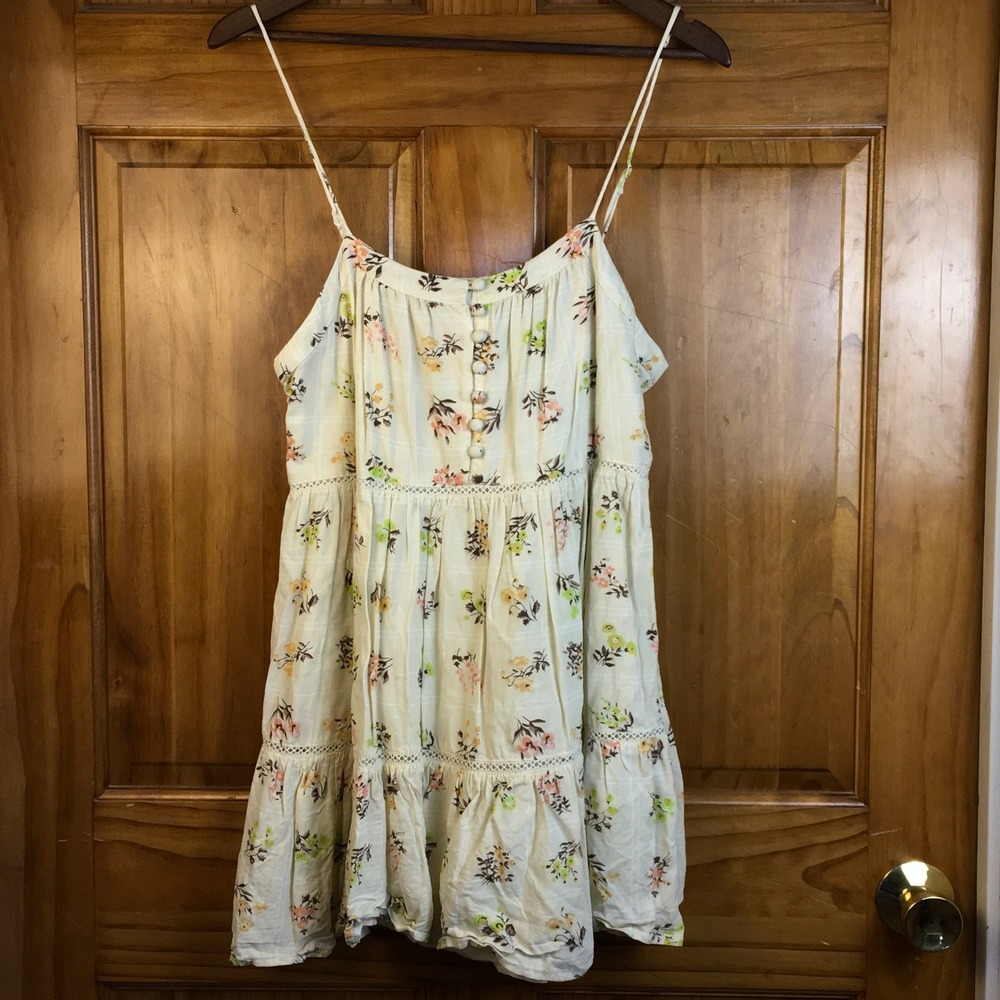 Urban Outfitters Floral Mini Dress M Coquette Prairie Boho Coquette Festival